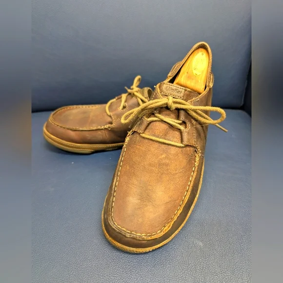 Olukai Ohana Lace-up Oxford Suede Brown Shoes Size 9 Olukai Ohana Lace Up Oxford Shoes Men main image 3